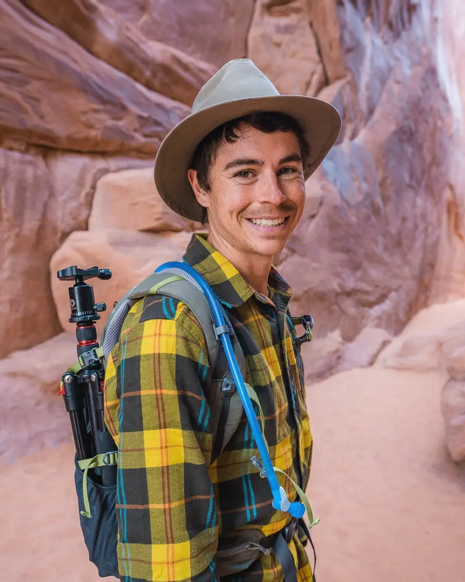 Evan in the canyon
