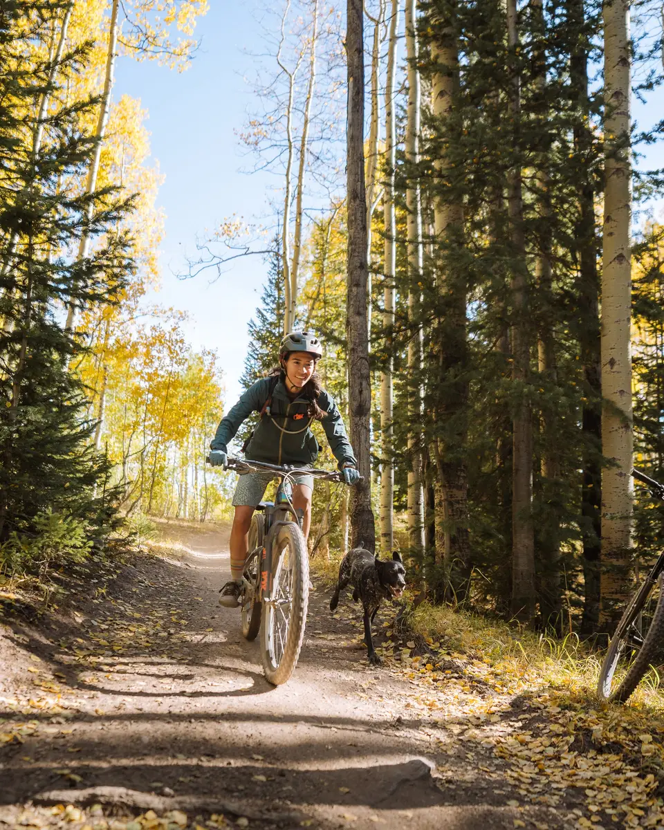 Melanny mountain biking in Crested Butte, Colorado