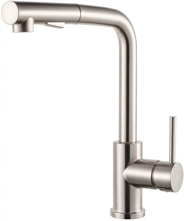 Stainless steel brushed nickel faucet