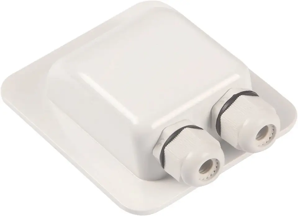 Waterproof double cable entry gland