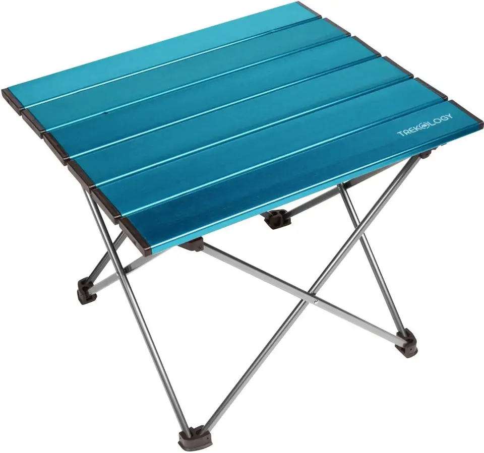 Folding camp table