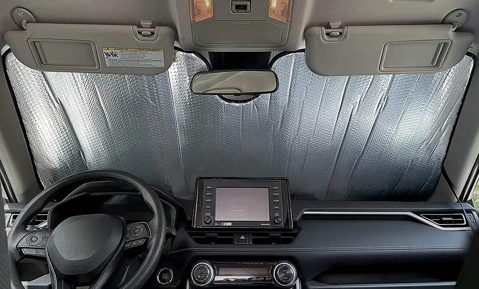Front windshield sunshade