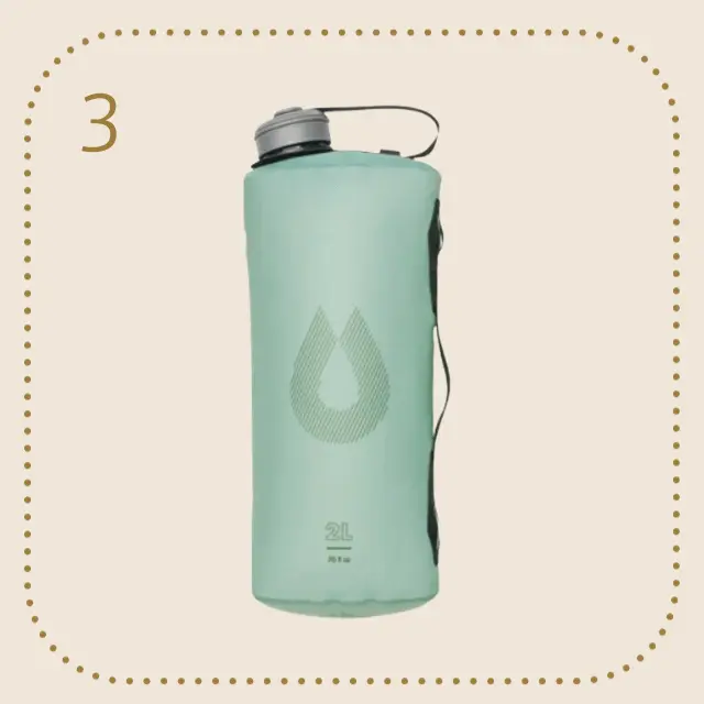 HydraPak Seeker 2L collapsible water bottle