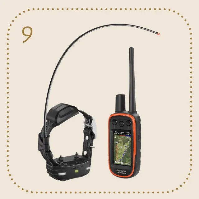 Garmin GPS dog collar and handheld tracker